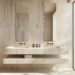 Guarda Harmony no.2 lustro 40x80 cm srebrny BAS-HAR2-40X80