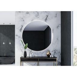 Guarda Corin lustro 110 cm okrągłe z oświetleniem FLA-COR-110x110