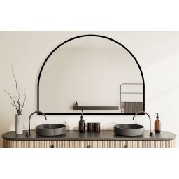 Guarda Musa lustro 120x90 cm czarny FOR-MUS-CZARNY-120X90