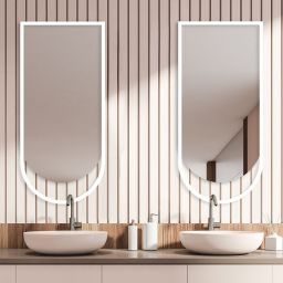 Guarda Ravel lustro 40x140 cm biały FOR-RAV-BIALY-40X140