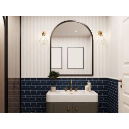 Guarda Tamo lustro 60x130 cm czarny FOR-TAM-CZARNY-60X130