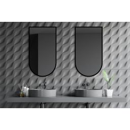 Guarda Tamo lustro 60x130 cm czarny FOR-TAM-CZARNY-60X130