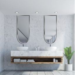 Guarda Tamo lustro 50x120 cm srebrny FOR-TAM-SREBRNY-50X120