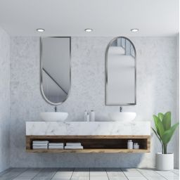 Guarda Tamo lustro 50x120 cm srebrny FOR-TAM-SREBRNY-50X120