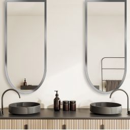 Guarda Tamo lustro 50x120 cm srebrny FOR-TAM-SREBRNY-50X120