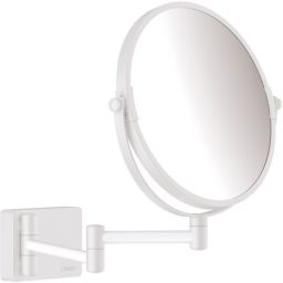 Hansgrohe AddStoris lusterko kosmetyczne 24,6x24,6 cm okrągłe biały 41791700