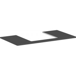 Hansgrohe Xelu Q blat naszafkowy 98x55 cm szary 54095910
