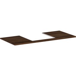 Hansgrohe Xelu Q blat naszafkowy 118x55 cm orzech 54096630