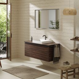 Hansgrohe Xelu Q blat naszafkowy 118x55 cm orzech 54096630