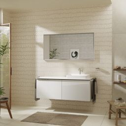 Hansgrohe Xelu Q blat naszafkowy 136x55 cm biały 54098050