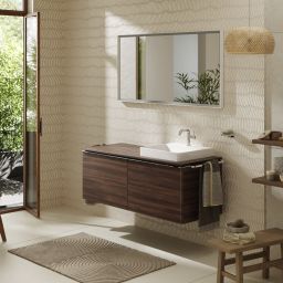 Hansgrohe Xelu Q blat naszafkowy 136x55 cm orzech 54098630