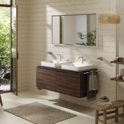 Hansgrohe Xelu Q blat naszafkowy 136x55 cm orzech 54099630