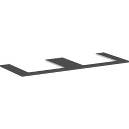 Hansgrohe Xelu Q blat naszafkowy 136x55 cm szary 54099910