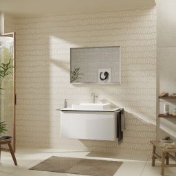 Hansgrohe Xelu Q blat naszafkowy 98x55 cm biały 54110050