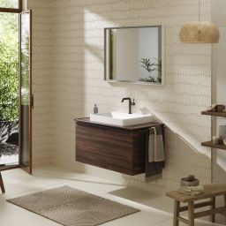 Hansgrohe Xelu Q blat naszafkowy 98x55 cm orzech 54110630