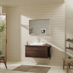 Hansgrohe Xelu Q blat naszafkowy 98x55 cm orzech 54110630