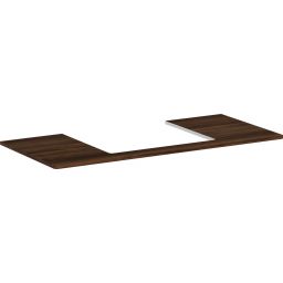 Hansgrohe Xelu Q blat naszafkowy 118x55 cm orzech 54111630
