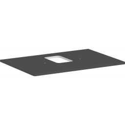 Hansgrohe Xelu Q blat naszafkowy 78x55 cm szary 54120910