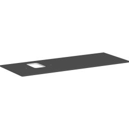 Hansgrohe Xelu Q blat naszafkowy 136x55 cm szary 54123910