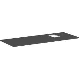 Hansgrohe Xelu Q blat naszafkowy 136x55 cm szary 54124910