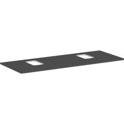 Hansgrohe Xelu Q blat naszafkowy 136x55 cm szary 54125910