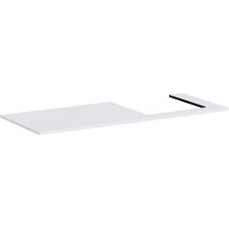 Hansgrohe Xilesa E blat naszafkowy 137,5x55 cm biały 54273700