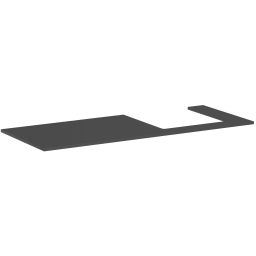 Hansgrohe Xilesa E blat naszafkowy 137,5x55 cm szary 54273760