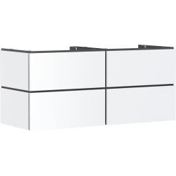 Hansgrohe Xilesa E szafka 137,5x55x62 cm podumywalkowa wisząca biała 54306700