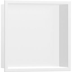 Hansgrohe XtraStoris Original półka wnękowa 30x30x10 cm biały mat 56061700