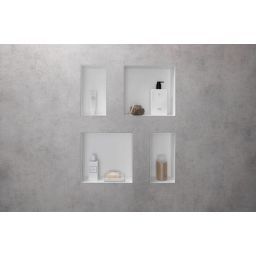 Hansgrohe XtraStoris Original półka wnękowa 30x30x10 cm biały mat 56061700