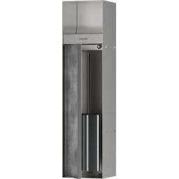 Hansgrohe XtraStoris Rock uchwyt na papier toaletowy stal 56062800