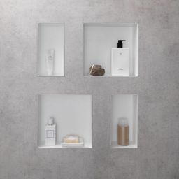 Hansgrohe XtraStoris Original półka wnękowa 30x30x10 cm biały mat 56061700