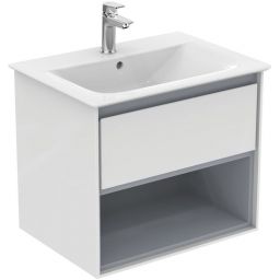 Ideal Standard Connect Air szafka 60 cm podumywalkowa wisząca biały połysk/biały mat E0826B2