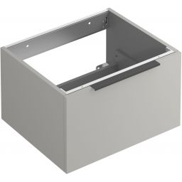 Kludi Icos szafka 60x50x35 cm podumywalkowa wisząca szara 50S60O2