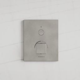 Kronenbach Smart Push bateria prysznicowa podtynkowa stal 19045001ES