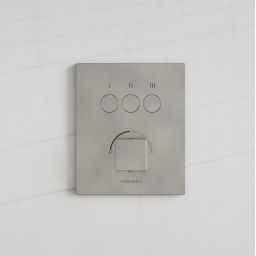 Kronenbach Smart Push bateria wannowo-prysznicowa podtynkowa stal 19045003ES