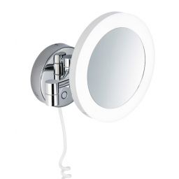 Kronenbach Universal lusterko kosmetyczne 20x20 cm okrągłe z oświetleniem chrom 29.475.255.3004