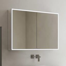 Kronenbach Cube 2.0 szafka 60x17x70 cm z lustrem srebrno anodowane KB100200CR