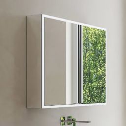 Kronenbach Cube 2.0 szafka 120x17x70 cm z lustrem srebro anodowane KB100203CR