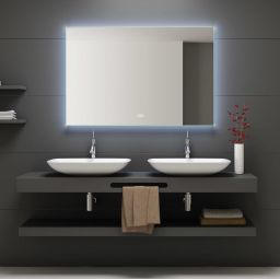 Kronenbach Night lustro 100x80 cm prostokątne z oświetleniem UN801076KBNNLED