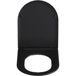 Kronenbach Tube deska sedesowa wolnoopadająca czarny mat KB100083MB