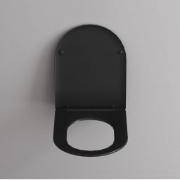 Kronenbach Tube deska sedesowa wolnoopadająca czarny mat KB100083MB