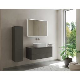 Kronenbach Cube 2.0 szafka 60x17x70 cm z lustrem srebrno anodowane KB100200CR