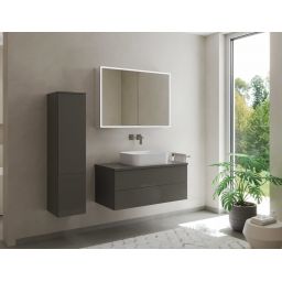 Kronenbach Cube 2.0 szafka 120x17x70 cm z lustrem srebro anodowane KB100203CR