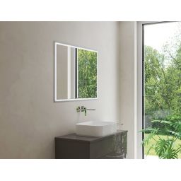 Kronenbach Cube 2.0 szafka 60x17x70 cm z lustrem srebro anodowane KB100204CR