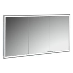 Kronenbach Cube 2.0 szafka 120x17x70 cm z lustrem wpuszczana srebro anodowane KB100212CR