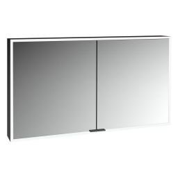 Kronenbach Cube 2.0 szafka 120x17x70 cm z lustrem czarny mat KB100219MB