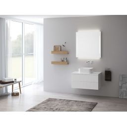 Kronenbach Sun lustro 60x70 cm prostokątne z oświetleniem srebrny US607082KBSNLEDN