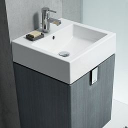 Koło Twins umywalka 60x46 cm prostokątna biała L51160000