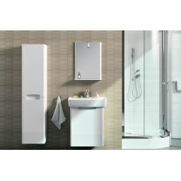 Koło Rekord szafka wisząca 160 cm boczna biały połysk 88393-000